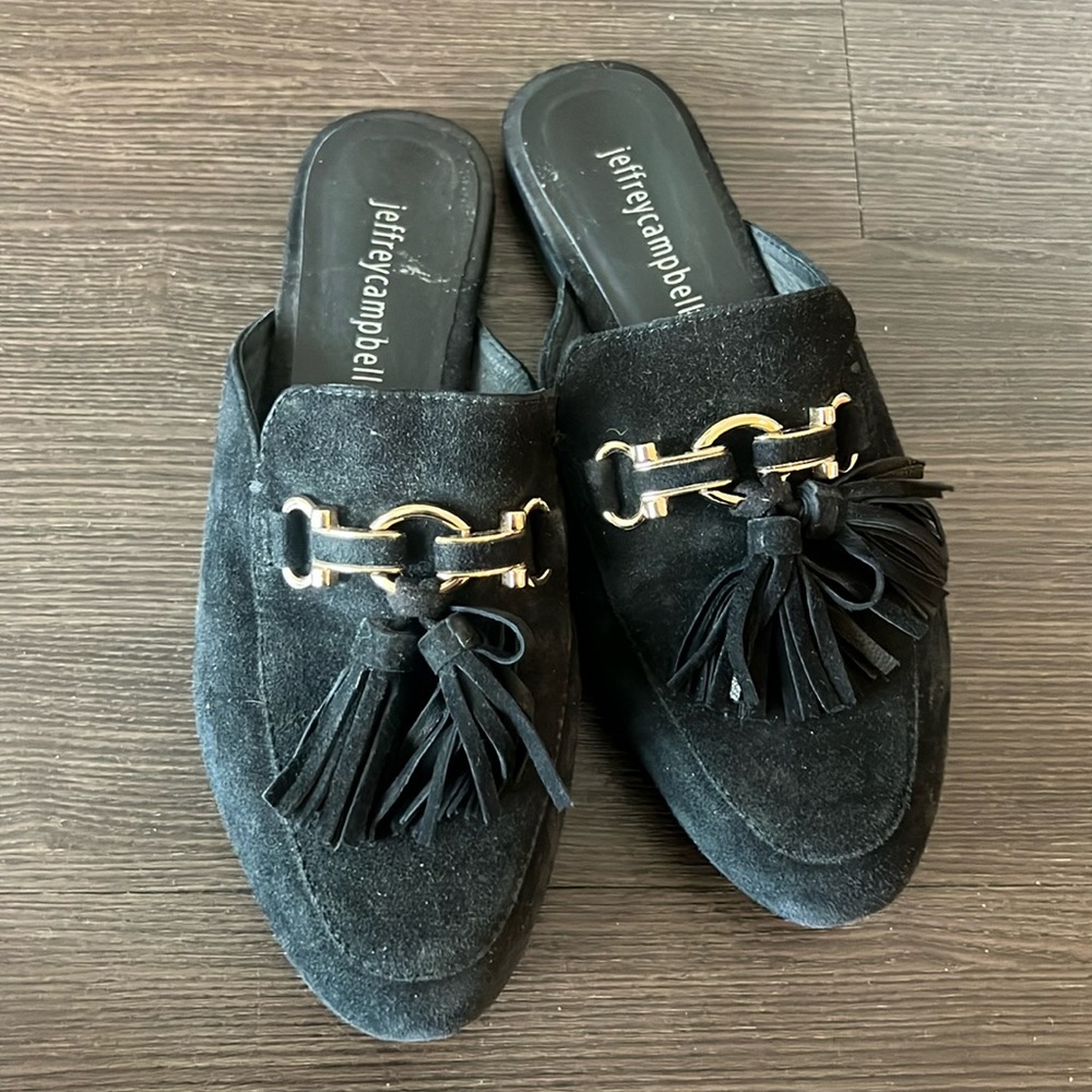 Jeffery Campbell Black Mules